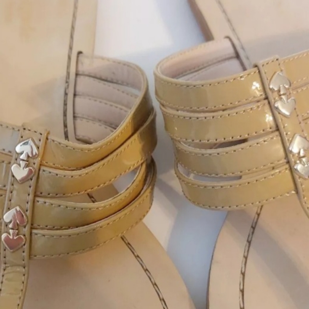 NEW Kate Spade New York Carol Leather Thong Sandal Size 10 - Picture 7 of 9